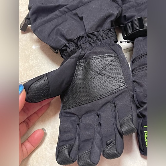 HEAD  YOUTH SKI GLOVES, BLACK, SIZE M  NEW WITHOUT TAGS PERFECT FOR THE WINTER - Picture 2 of 10